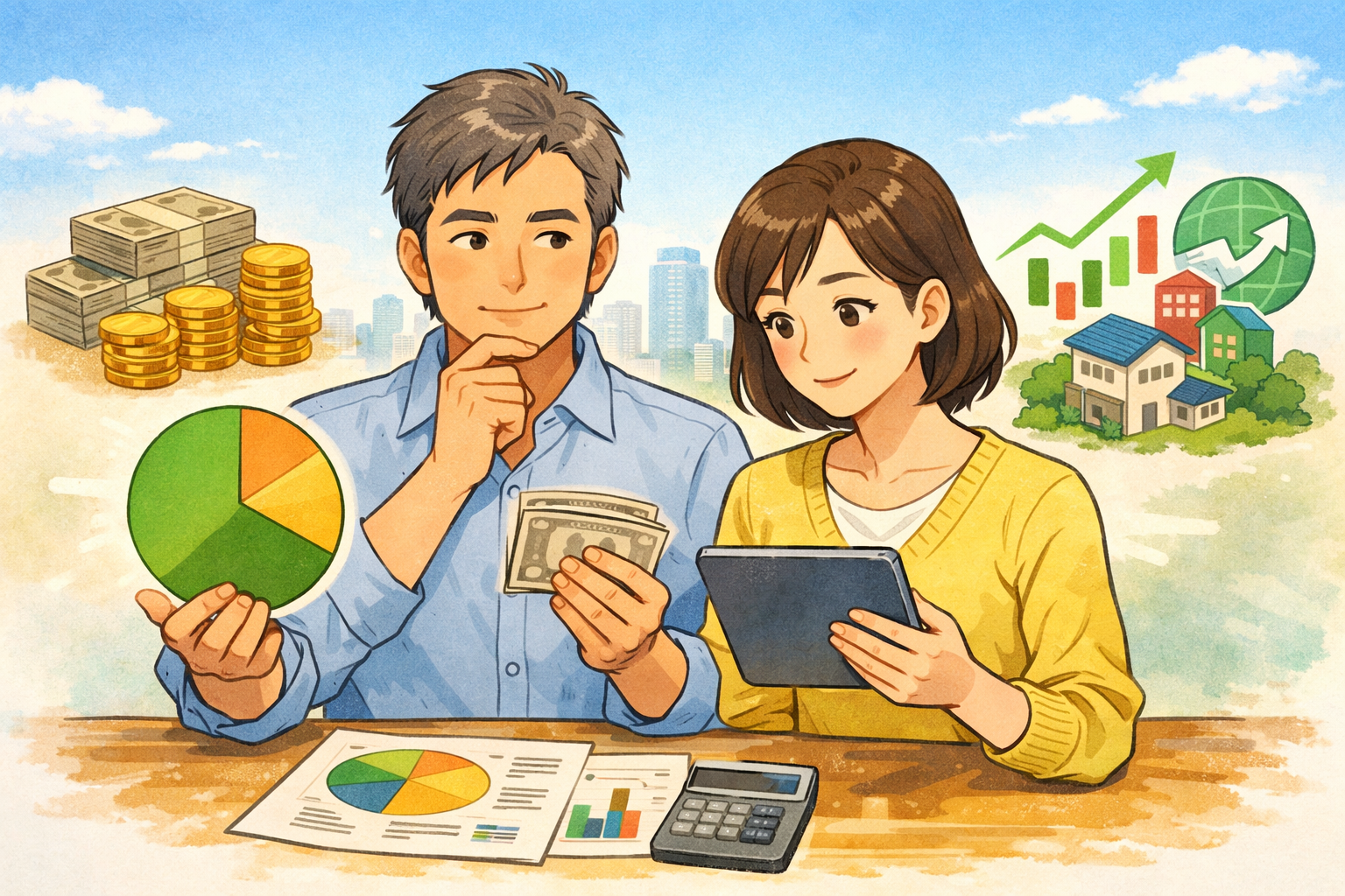 40代の資産配分の基本|現金・投資のバランスはどうする?