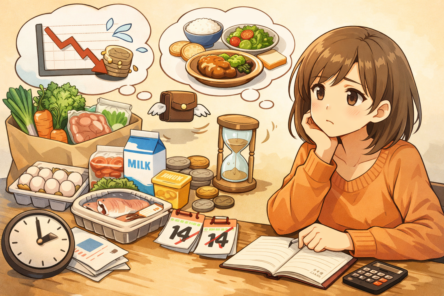 食費が下がらない原因と整え方【14日検証】で変わる？