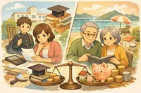 教育費と老後資金は両立できる？配分シミュレーションって気になりませんか？