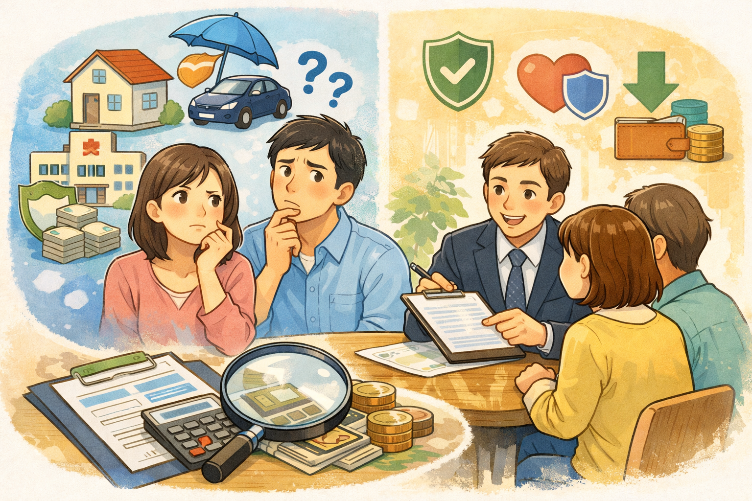 あなたの保険、きっと見直せますよ