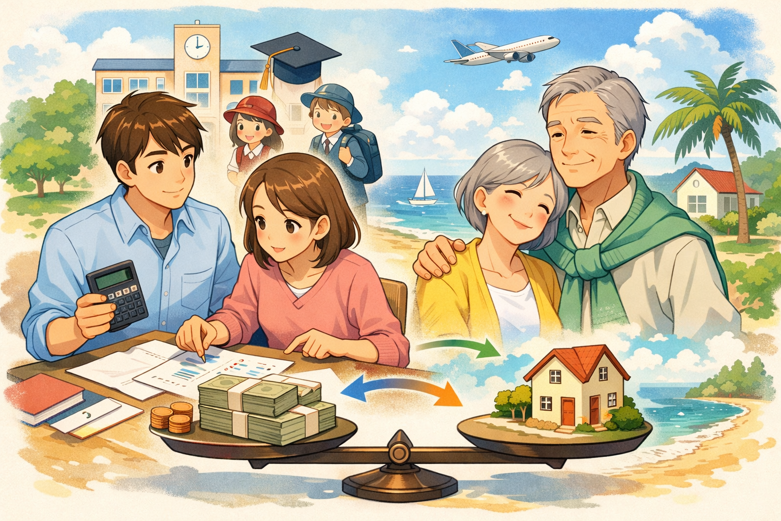 教育費と老後資金の両立は可能です!賢い計画で未来を掴みましょう