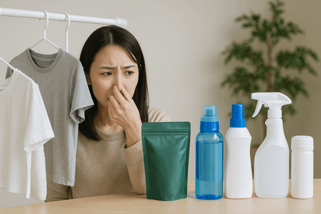 部屋干し臭の主な原因と対策グッズ