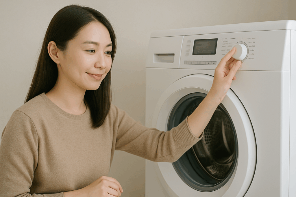 生乾き臭を防ぐ洗濯機の設定と脱水時間