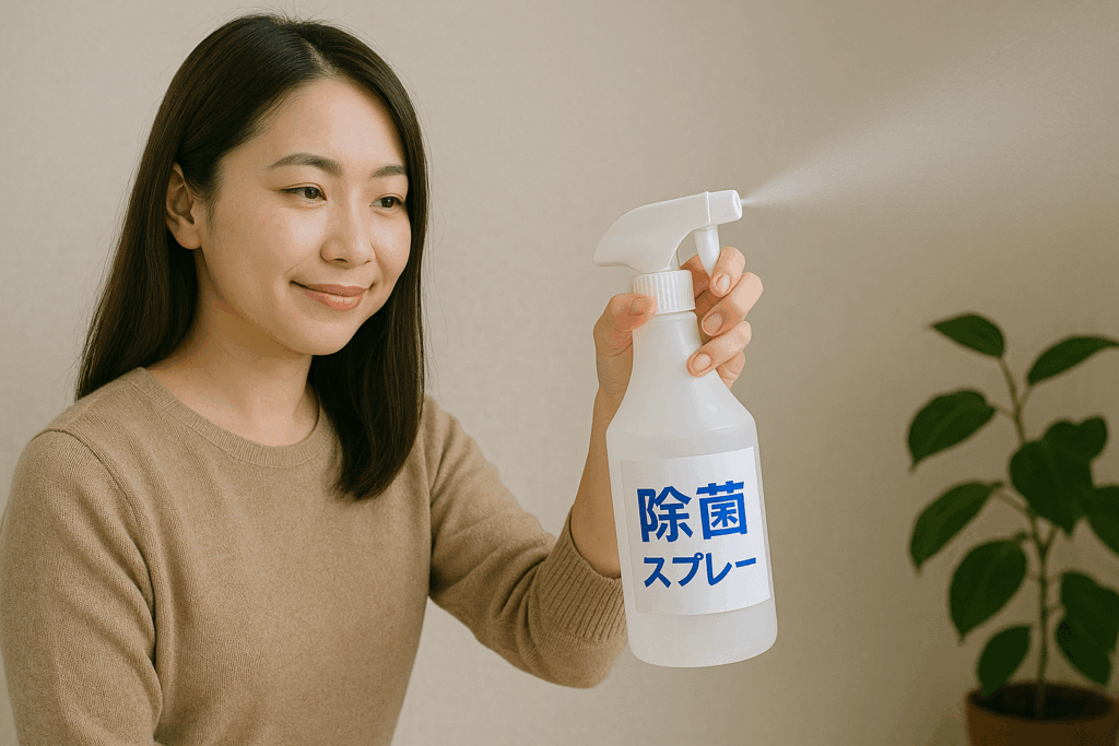 市販で買える除菌スプレーの効果検証