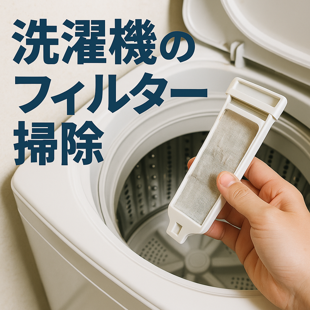 洗濯機のフィルター掃除